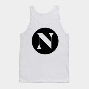 N (Letter Initial Monogram) Tank Top